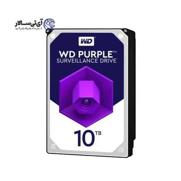 هارد اینترنال وسترن دیجیتال بنفش 10 ترابایت کارکرده(استوک)Purple WD100PURZ